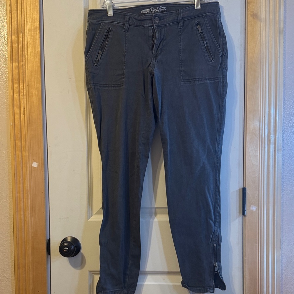 Old Navy Charcoal Pants with Back Pockets